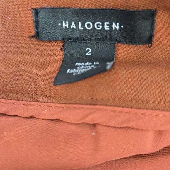 Halogen Viscose Blend Flare Trouser Pants Size 2 - Picture 3 of 6